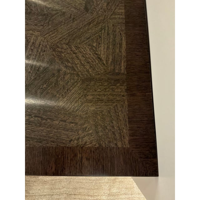 Wood Jonathan Charles Gatsby Dining Table For Sale - Image 7 of 8