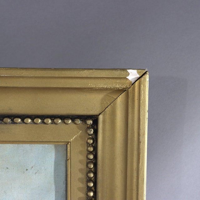 Large Antique Oil on Canvas Landscape Painting C1907 For Sale - Image 11 of 13