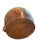 Burnt Orange Antique French Terracotta Pot With Hand-Painted Swag Design For Sale - Image 8 of 11