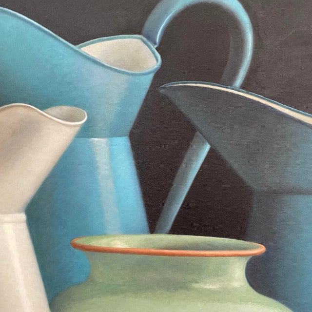 Photorealism Elise Manville 1970’s Photorealism Painting For Sale - Image 3 of 4