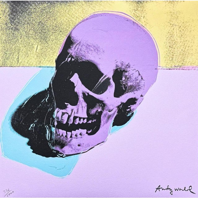 After Andy Warhol, Skull Purple, 1980s, Print For Sale - Image 4 of 6