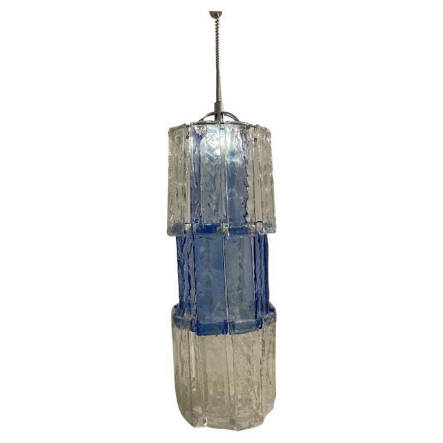 Large Murano Glass Ceiling Light attributed to Fratelli Toso, Italy, 1960s For Sale - Image 8 of 8