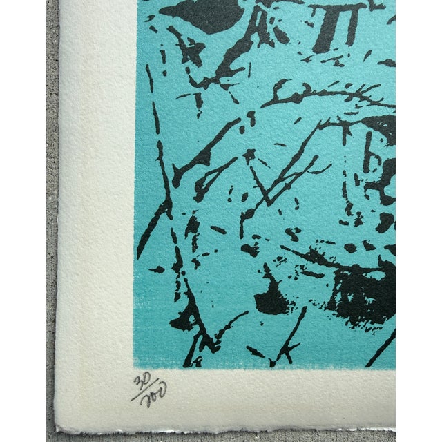 Albert Frank Quinlan Limited Edition Color Lithograph "Wet Snow" 1975 For Sale - Image 4 of 13