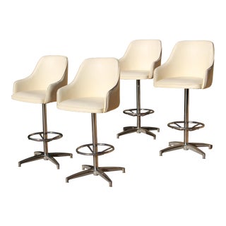 Mid-Century Viko Baumritter Bar Stools - Set of 4 For Sale