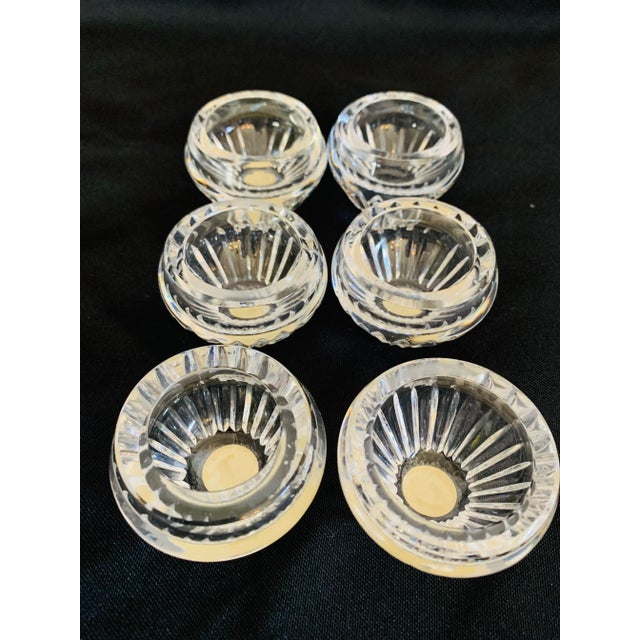 Early 20th Century Wedgwood Irish Crystal Salt Cellars - Set of 6 For Sale In Los Angeles - Image 6 of 12