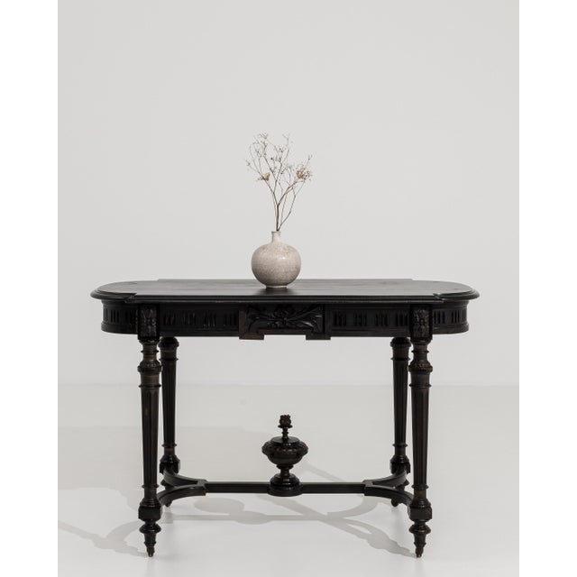 French Napoleon III Center Table, Second Empire Style, France, Circa 1880 For Sale - Image 3 of 12