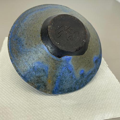 Abstract Ceramic Studio Pottery UFO Vase from Gerhard Liebenthron, 1968 For Sale - Image 16 of 18