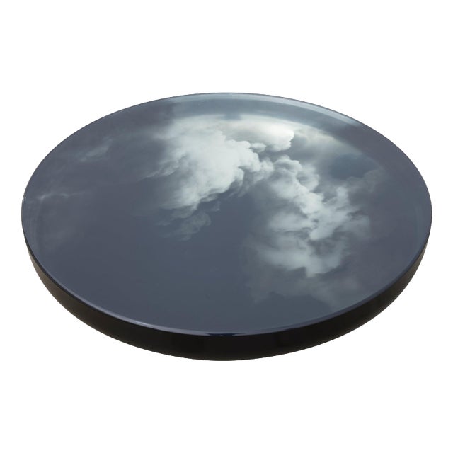 Oracle Coffee Table in Mirror Polished Stainless Steel & Glass by Julien Vidame For Sale