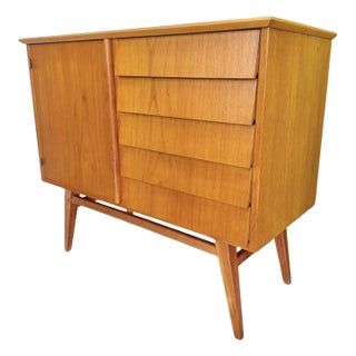 Mid 20th Century Swedish Compact Sideboard For Sale
