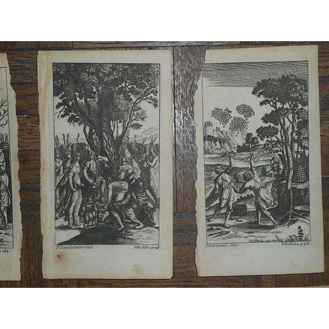 Realism Antique 17th C. Engravings-Mythology-France-3.5"x6.5"-Set of 12 For Sale - Image 3 of 9