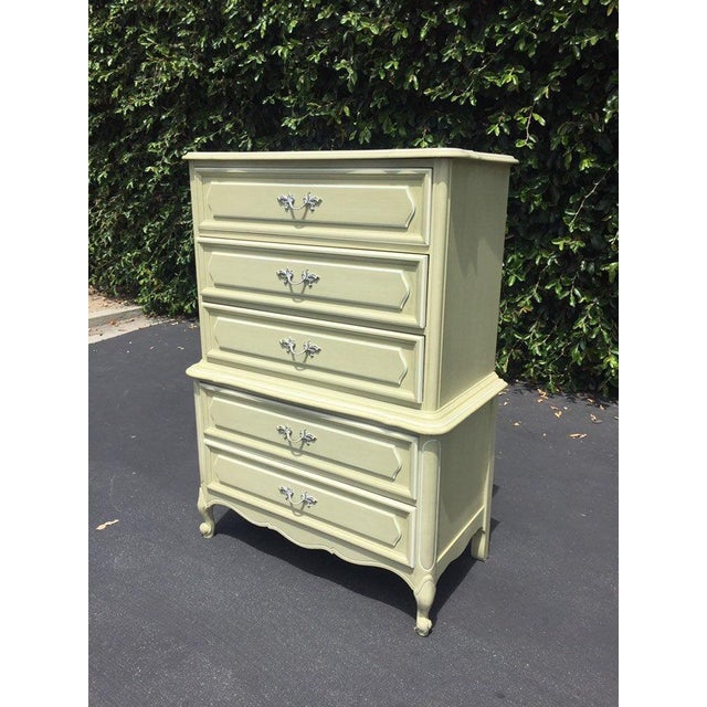 Vintage Henry Link French Provincial Highboy Dresser Chairish