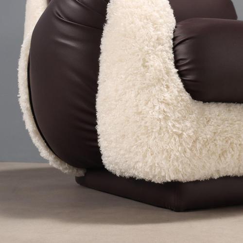 Vintage Italian Lounge Chairs in Leatherette, 1970s, Set of 2 For Sale - Image 6 of 10