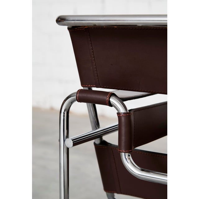 Paar Wassily Chair by Marcel Breuer for Knoll International, 1980s, Set of 2 For Sale - Image 10 of 18
