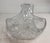 Large Vintage Hand Cut Clear Crystal Glass Flower Basket Centerpiece Bowl For Sale - Image 9 of 13