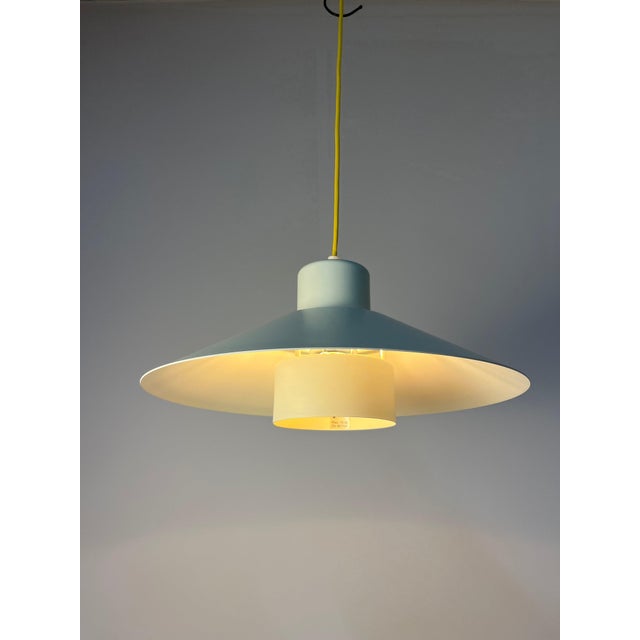White Slatted Lamp from Lyskær Lighting For Sale - Image 5 of 11