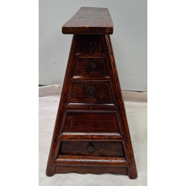 Late 19th Century Chinese Qing Style Chinese Barber Stool/Bench A 19th Century barber stool/benches from Shanxi province,...