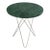 Green Indio Marble and Steel Tall Mini O Table by OxDenmarq For Sale - Image 6 of 6