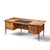 Alma Castilian Mid Century Walnut and Leather Executive Desk For Sale - Image 11 of 11