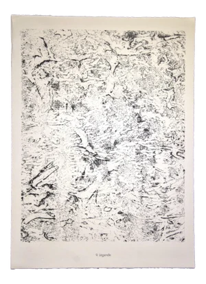 Jean Dubuffet - Legend - Original Lithograph - 1959