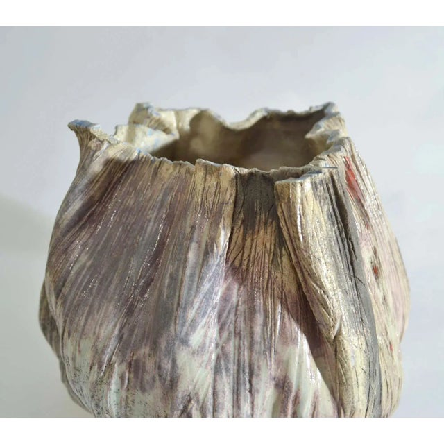 Ceramic Mid-Century Dutch Pottery Vase For Sale - Image 7 of 8