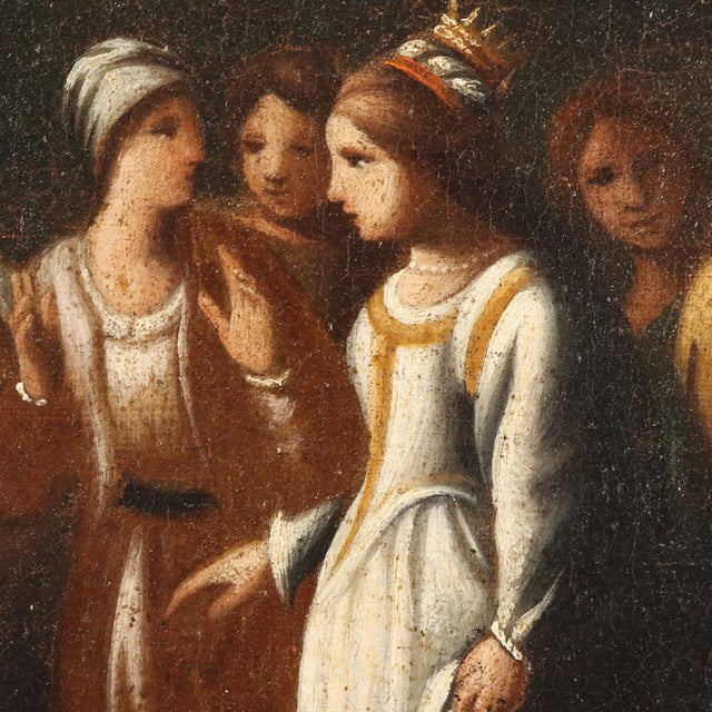 Moses Saved from the Waters, Oil on Canvas For Sale - Image 6 of 14