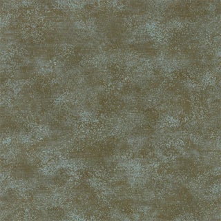 Zoffany Metallo Wallpaper in Verdigris For Sale