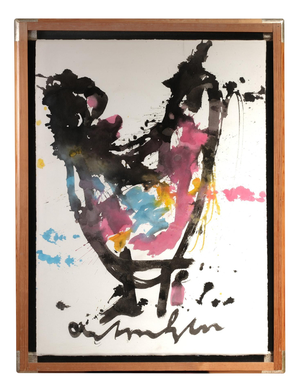 Anton Heyboer, De Oervogel / The Primordial Bird, Ink Painting