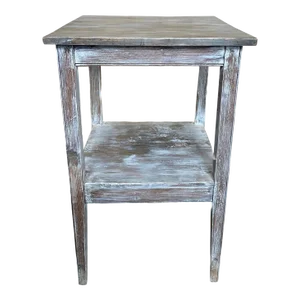 1950s Painted Distressed Side Table