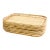 Vintage 1960s Bamboo and Woven Rattan Tiki Serving Trays - Set of 9 For Sale