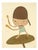 Yoshitomo Nara, Marching on a Butterbur Leaf, 2020, Paper For Sale