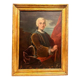 Portrait of a Knight, Early 18th Century, Oil on Canvas, Framed For Sale