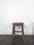 Brown Painted Wooden Workshop Stool with Patinated Top, in Very Good conditions.