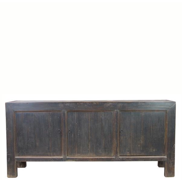 Vintage Hand Made Reclaimed Wood Sideboard Cabinet 31 For Sale - Image 12 of 12