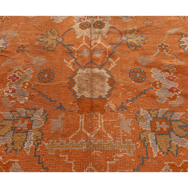 1920s 1920s Turkish Oushak Rug For Sale - Image 5 of 7
