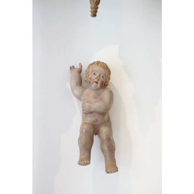 Wood 18th Century Angels O Putti - A Pair For Sale - Image 7 of 9