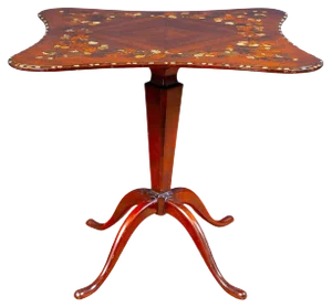 English Regency Inlaid Center Table or Occasional Table, 1815