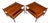 Set of Two (2) Mid-Century Modern 'Suncoast' End Tables in Walnut by Kipp Stewart and Stewart MacDougall for Drexel, Usa, C. 1960s For Sale