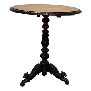 Black Forest Carved Night Stand For Sale