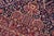 1990s Beautiful Shabby Chic Sultan Pak-Persian Blue/Rust Wool Rug - 8'2'' X 10'3'' For Sale - Image 5 of 9