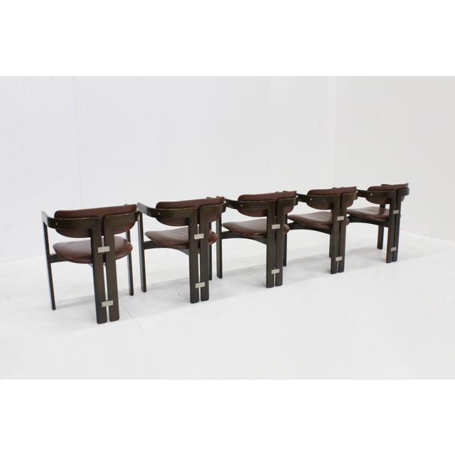 Pamplona Dining Chairs by Augusto Savini for Pozzi, 1965, Set of 5 For Sale - Image 4 of 11