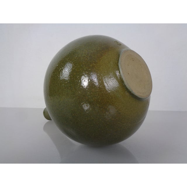 Minimalist Studio Ceramic Vase by Mathies Schwarze, Germany, 1960s For Sale - Image 11 of 14