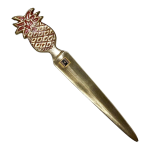 Brass Pineapple Letter Opener