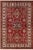 Rustic Super Kazak Red/Beige Wool Rug- 5'1'' X 6'0'' For Sale - Image 10 of 10