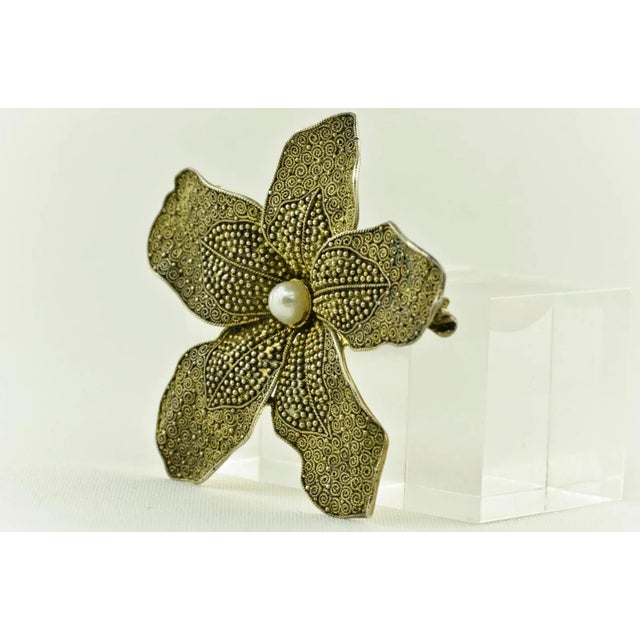 Orchid Brooch by Theodor Fahrner, Germany, 1935 For Sale - Image 10 of 10