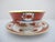 Japanese Imari Porcelain Butterfly & Flower Gold Trim Bowl or Cup & Saucer Pair For Sale In Portland, OR - Image 6 of 13