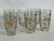 1950's set of 6 Marine Life highball glasses by Libbey Glass Company, USA. The glasses are designed with aquatic life...