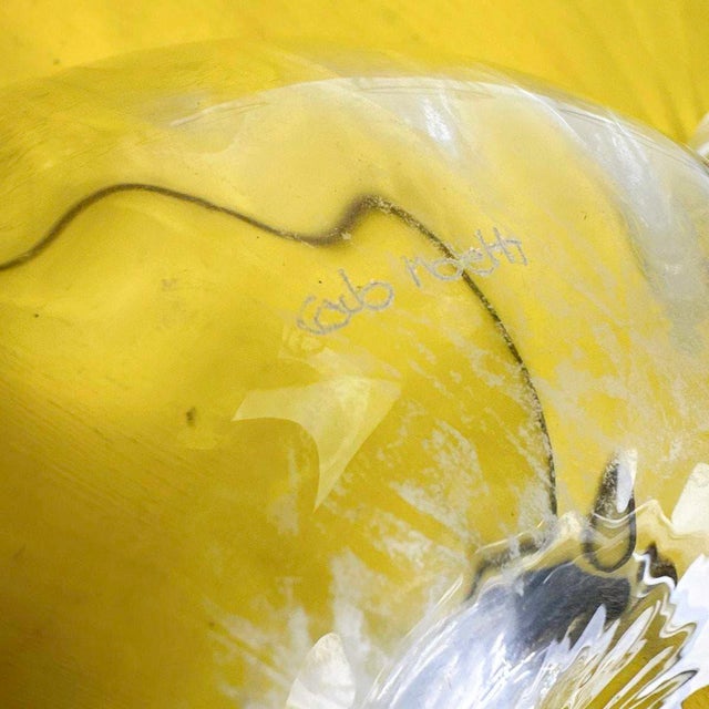 Murano Glass Service with Gilded Edge by Carlo Moretti, Set of 8 For Sale - Image 6 of 8