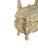 Late 20th Century Italian Silik Rococo Revival Hand Painted Bombe Dresser With Mirror For Sale - Image 9 of 12