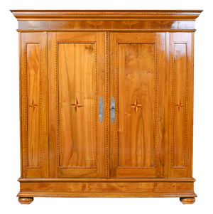 Hallway Wardrobe in Walnut and Oak, 1800s
