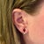 Traditional Natural Tourmaline Diamond Earrings 14k Gold 1.87 TCW Certified For Sale - Image 3 of 8